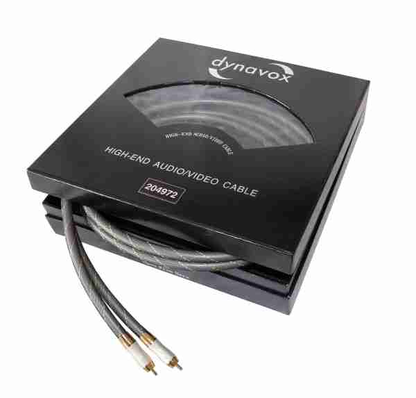 Dynavox Highend-Stereo-Cinchkabel 2x0.6m