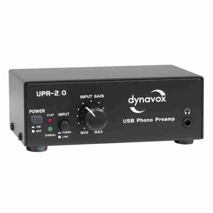 DYNAVOX UPR-2.0 USB Phono Preamp Black - Image 2