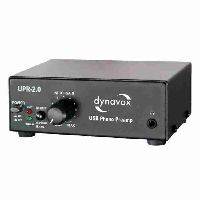 DYNAVOX UPR-2.0 USB Phono Preamp Black