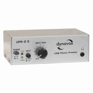 DYNAVOX UPR-2.0 USB Phono Preamp Silver