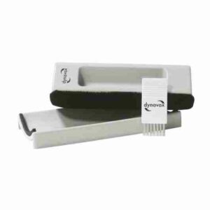 DYNAVOX Velvet Cleaning Puk + Nylon Brush (Grey)