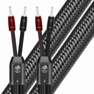 AUDIOQUEST Dragon ZERO + Dragon BASS Bi-Wire Speaker Cable 3.0m