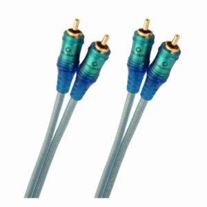 OEHLBACH NF Ice Blue Interconnect 2xRCA – 2xRCA 2m
